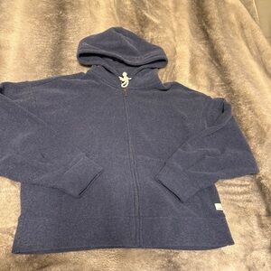 Vuori Women's Navy Full-Zip Hoodie